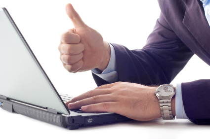 happy businessman